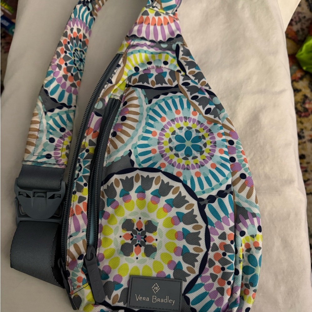 Vera Bradley Mosaic Pattern Sling Bag
